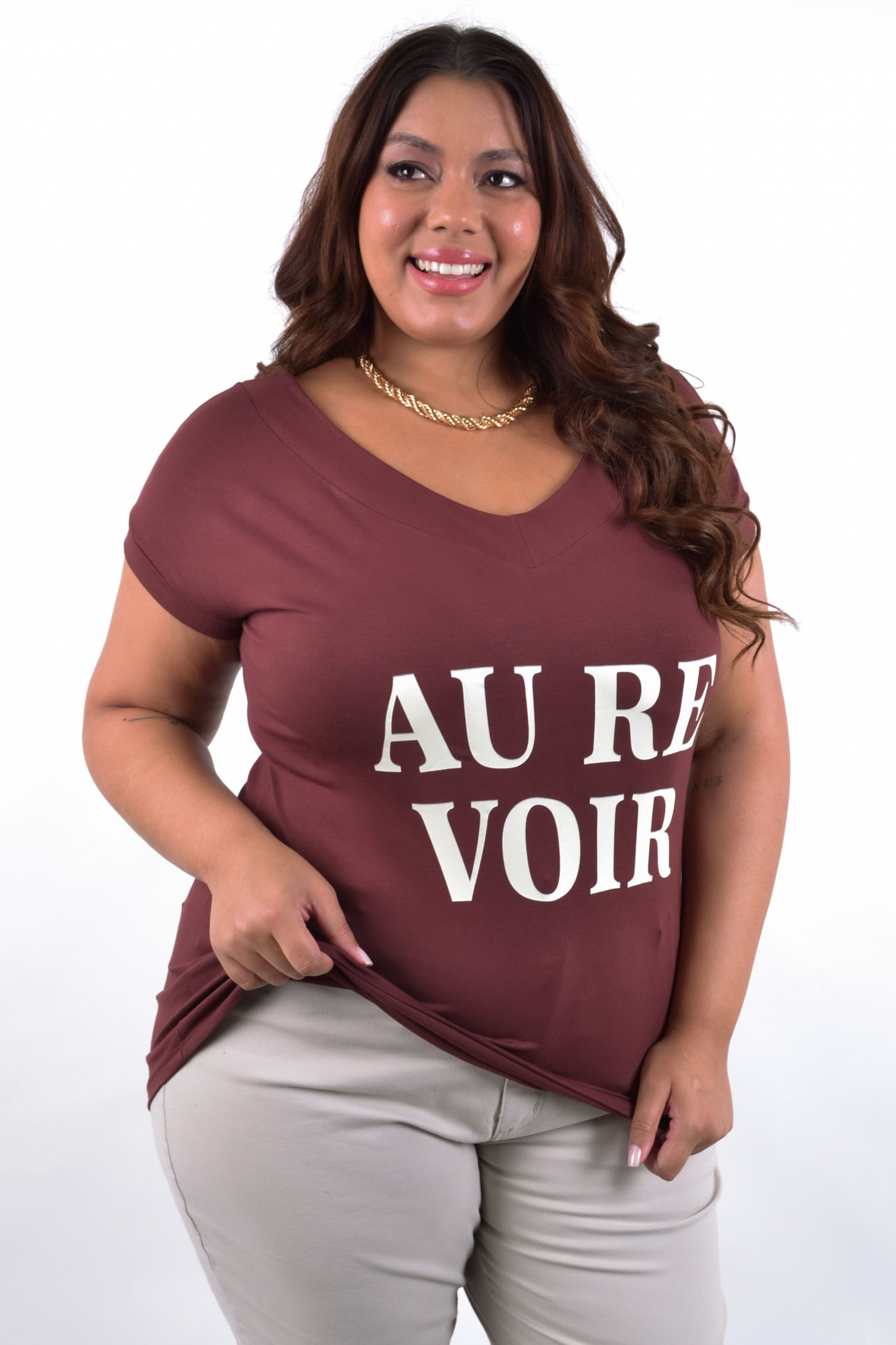 Blusa manga curta estampa 'AU REVOIR'_0020_3.jpg